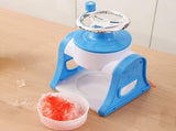 Hand Crank Shaved Ice Cream Machine Slushie Machine for Snow Cone Margarita Frozen Cocktails Healthy V1294-YM0717-10101945