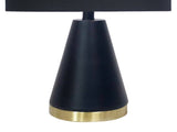 Sarantino Metal Table Lamp in Black and Gold LMP-MLM-50230