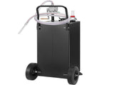 114L Gas Caddy, Fuel Storage Tank with Wheels, Portable Fuel Caddy with Manuel Transfer Pump, V952-SYJYCBXGGJ2307OLTV0