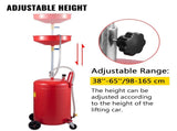 Waste Oil Drain Tank Portable Oil Drain 20 Gallon Air Operated Drainer V952-QCPJLBHDYF20UAJ6WV0