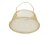 Golden Iron Foldable Portable Basket Small Size for Kitchen Storage 1 Set V1192-AZ-W-27243