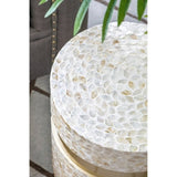 CANCUN SHELL STOOL/TABLE V742-48744