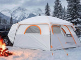 Large SUV Tent for 6 Person, 3.05 x 2.74m 3-Season SUV Tailgate Tent with Ventilated Doors & Mesh V952-CZZPCHK109FTIN0BQ001V0