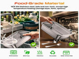 Electric Heating Insulated Lunch Box 304 Stainless Steel Portable Insulated Storage Container, V1106-DRBWWCH002
