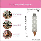 3-pack Gourd Shaped Self Watering Spike - 520ml Automatic Plant Waterer with Terracotta Stake - Slow V888-ELOSUNG56416