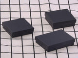 Black Kraft Paper Jewelry Box Durable Storage for Small Jewelry 72Pcs V1192-AZ-W-31665