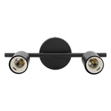 Flush Mount Ceiling Track Light Holder 2 Light Rotating Adjustable Lampholder for E27 Bulb LED Bulbs V1294-YM0703-3119230081411