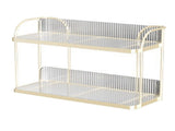Transparent Double Layer Storage Rack Desktop Cosmetic Storage Rack Accessories Organizer for V1294-YM0703-3117230121911