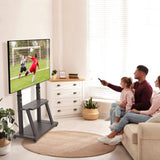 Adjustable Heavy Duty Mobile TV Cart Stand V178-62251