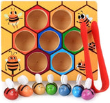 Wooden Bee Toddler Fine Motor Skill Toy - V178-12748