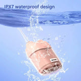 Ultra-Compact Mini Portable Water Flosser - IPX7 Waterproof, USB Rechargeable with Retractable V888-ELOSUNG29742
