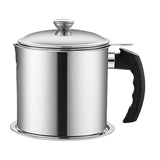 Pot Fats Storage With Lid, Grease Container With Strainer, Stainless Steel Oil Storage Container V1189-WXFWAL-20260319-00222
