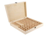 87 Slots Wooden Large Essential Oil Storage Holder Box Case Container Organizer V1294-YM0901-JY05376