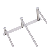 Towel Rack Bathroom Wall Mounted Stainless Steel Hanging Holder with Small Hooks 3 Poles V1294-YM0901-3112240065012