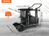 Welding Cart, 2-Tier Heavy Duty Welder Cart with Anti-Theft Lockable Cabinet, 265LBS Weight V952-ECDCHJTC265LB8FATV0