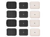 8 Set Full Covered Bed Risers Shockproof Stackable Furniture Risers for Refrigerator Washing Machine V1294-YM0715-3117220136211