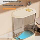large capacity rice dispenser, measuring cup, time scale, plastic grain storage container, sealed V1102-122-98988-GRA-20L