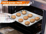 Stainless Steel Toaster Oven Trays, 2 Pack Small Non Toxic Baking Cookie Sheets for Cake Baking, V1189-LC-RY-00058
