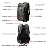 Capacity 80L Mountaineering Backpack Waterproof Outdoor Running Bag Bag Large Capacity Riding Bag V1369-AZ3-W-15881
