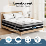 Giselle Bedding King Mattress 35cm Bed in a Box Pocket Spring Gel Memory Foam MATTRESS-B-GALAXY-K