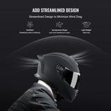 VEVOR Full Face Motorcycle Helmet Motocross Helmet with Bluetooth Slot V952-MTCQKOZBXLMHIJTQEV0