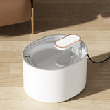 Automatic Cat Water Fountain USB Water Feeder Bowl with 6 Filter Cartridges, Ore White, Regular V1188-MS-611-005
