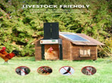 Automatic Chicken Coop Door Solar/Battery/AC 6W Aluminum Copper V178-66821
