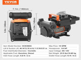 Fuel Transfer Pump 12V 15 GPM 1/4 HP Diesel Pump with Auto Fuel Nozzle V952-FBBMG15GPM14E8RUQV9