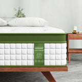 BedStory 34cm Double Latex Hybrid Mattress Medium Firm - 5 Zone Pocket Spring Bed for Pressure XFGH-MA-I-PC-34-D-GY