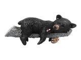 Black Bear Figurine Resin Funny Cute Exquisite Animal Art Statue for Garden Yard Decoration V1294-YM0706-3111230195111