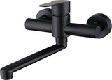 Bath faucet - Kitchen faucet - Washbasin faucet - Stainless steel - Black - 26*11 cm - Wall V1188-NK-BOL-377