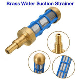 3/4" 1/2" Brass Water Suction Strainer Hose Water Suction Strainer Pickup Filter For Pressure Washer V1192-AZ-W-30832
