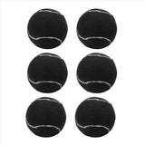 12Pcs Pack Tennis Balls Wear- Elastic Training Balls 66mm Ladies Beginners Practice Tennis ,Black V1192-AZ-W-23216