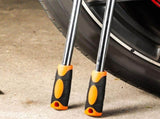 Heavy Duty 1/2Inch Joint Handle Flexible Head Socket Wrench with 180 Degree Rotation and Ergonomic V1366-AZ2-W-16746