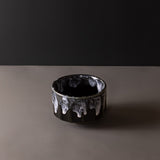 Matcha Tea Bowl 11cm Green with White drip V637-C3863