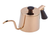 700ml Coffee Kettle 304 Stainless Steel Gooseneck Spout Coffee Drip Pot with Wooden HandleLong V1294-YM0721-3118210016411