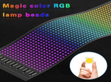LED Flexible Display APP BT Car Advertising Full Color Intelligent Vehicle Sticker Soft V1294-YM0901-L6717-2