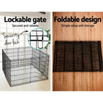 i.Pet 30" 8 Panel Dog Playpen Pet Fence Exercise Cage Enclosure Play Pen PET-DOGPLAYPEN-30