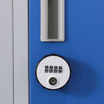 12-Door Locker for Office Gym Shed School Home Storage - 4-Digit Combination Lock V63-839001