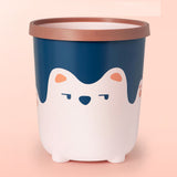 Trash Can Wastebasket Recycle Bin Cute Bear Pattern Large Capacity for Bathroom Bedroom Kitchen V1294-YM0716-3117220107214