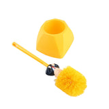 Donald Trump President Toilet with Base Holder Novelty Funny Toilet Cleaning Tool Plastic V1294-YM0901-H23873