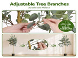 Artiss 180cm Artificial Eucalyptus Tree with Realistic Textured Leaves for Indoor Home Office Decor AP-TREE-EUCALY-180