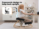 Artiss Kneeling Chair Ergonomic Posture Chair with Memory Foam Balance Stool for Home Office Gaming KCHAIR-G-01-BK