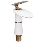 G1/2 Bathroom Faucet Washing Basin Bathroom Sink Tap Waterfall Single Hole Faucet for House Office V1294-YM0715-3112210113012