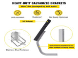 Boat Trailer Guide on, 24", One Pair Trailer Pontoon Bunk Board Guide-ons, Steel Trailer Guides, V952-CTCDGZYCDKC18JLBQV0