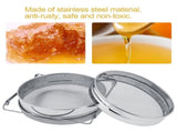 Stainless Steel Beekeeping Double Honey Sieve Strainer Extractor Filter Mesh Screen Equipment V1294-YM0722-JY04524