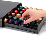 CARLA HOME Coffee Pods Holder Storage Drawer Compatible with 60 Nespresso Pods for Kitchen Storage & V178-36060