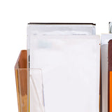 Transparent Desktop Storage Bin Large Capacity Plastic Desktop Organizer Bin Box for Cosmetics Skin V1294-YM0901-3117240134311