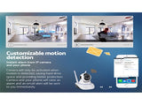 UL-tech 1080P Wireless IP Cameras Security WIFI Cam White CC-WL-IP-FC2