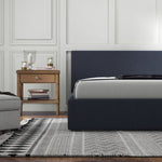 Milano Luxury Gas Lift Bed with Headboard - Charcoal No.35 - Single ABM-10001615